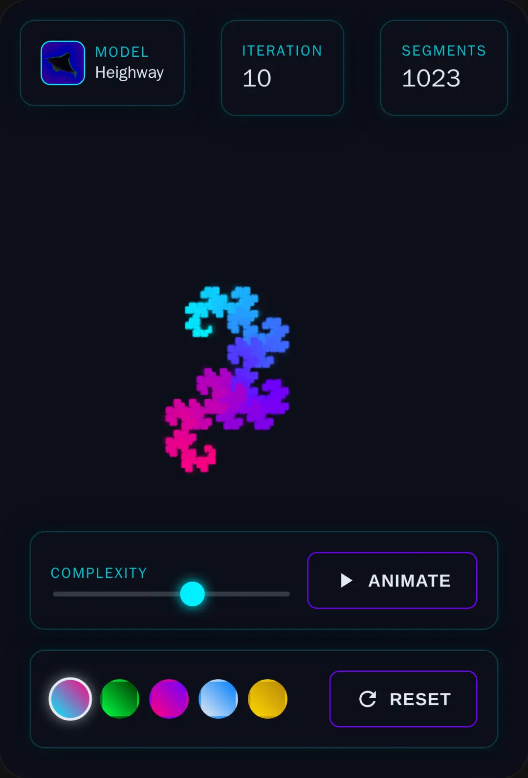Dragon Curve Visualizer cover