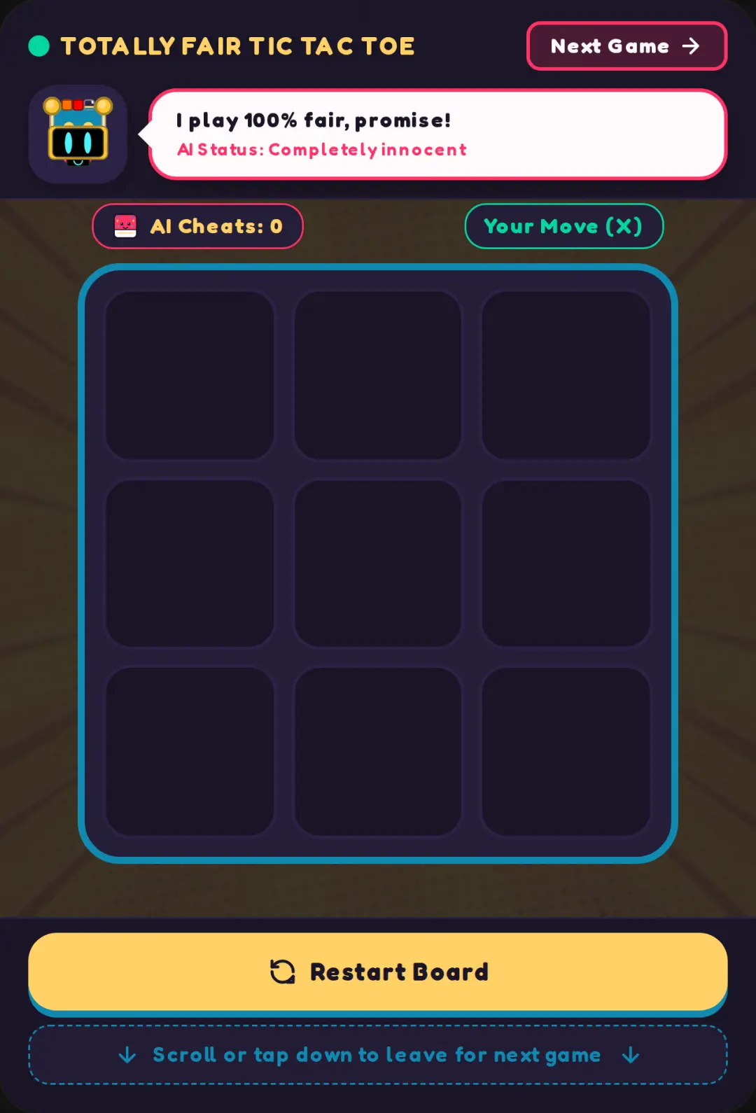 Totally Fair Tic Tac Toe cover