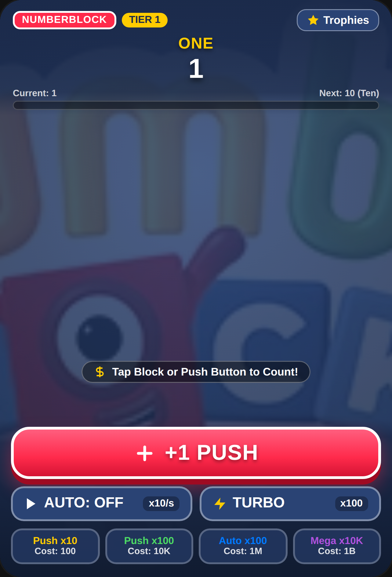 Numberblocks 1 to a Nonillion cover