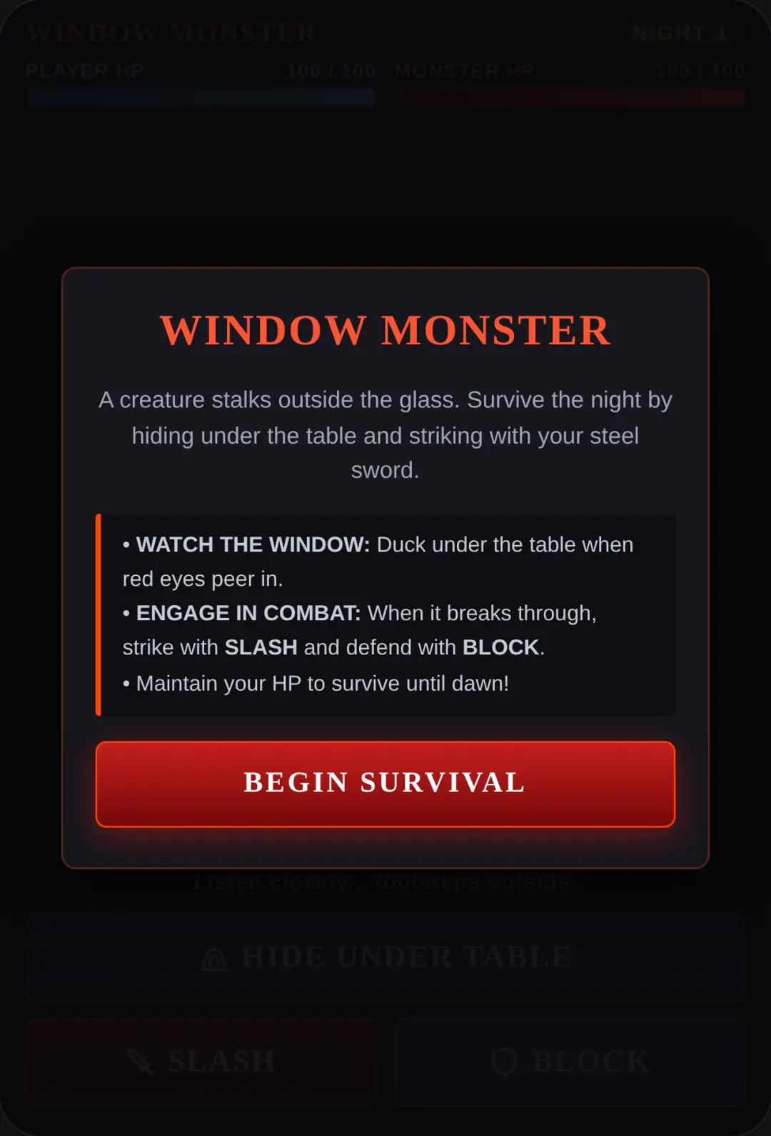 Night Watcher Survive Until Dawn! cover