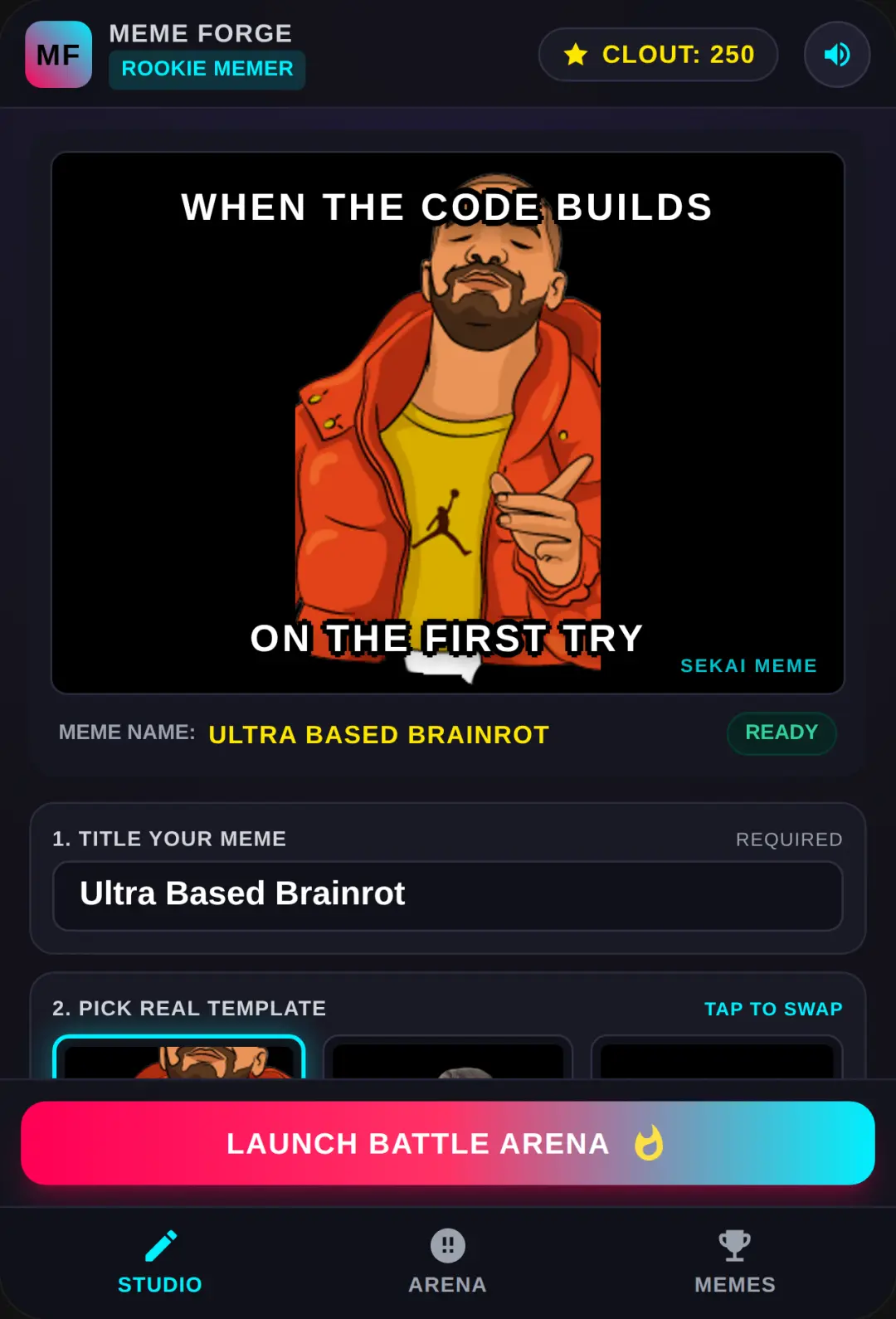 Meme Forge: Clout Arena cover