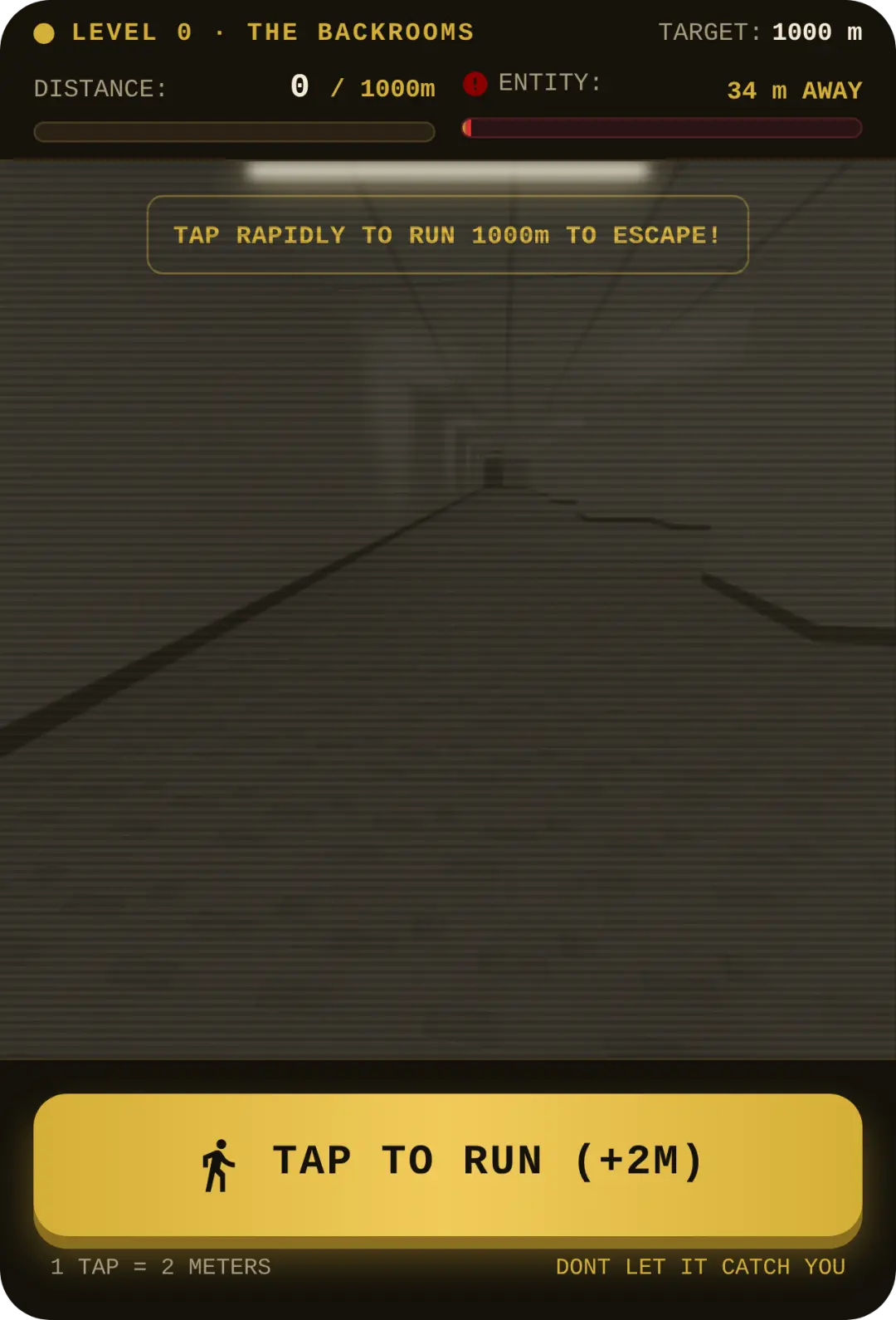 Backrooms 1000m: Escape the Entity cover