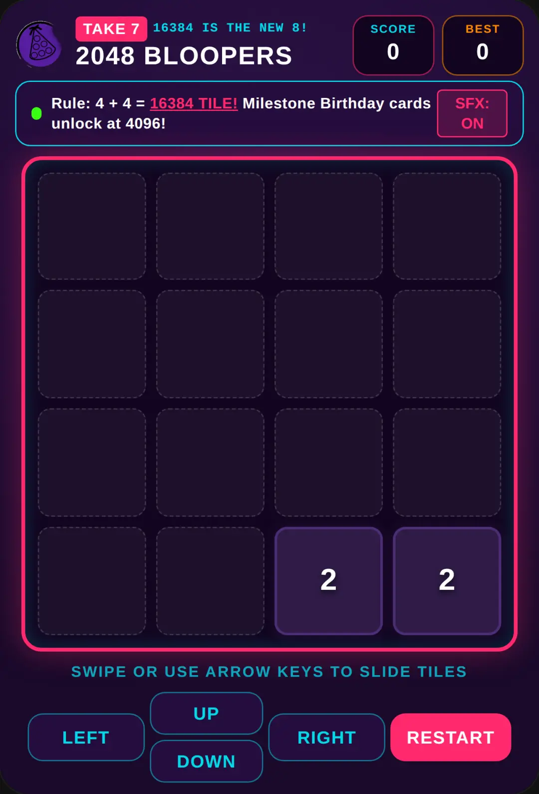 2048 Bloopers Take 7 cover