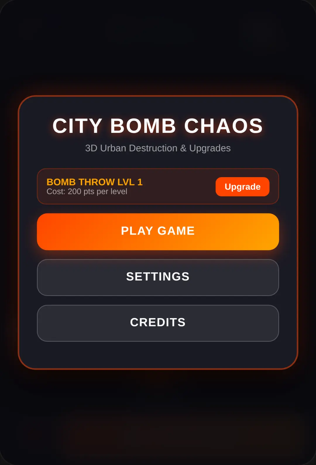 City Bomb Chaos cover