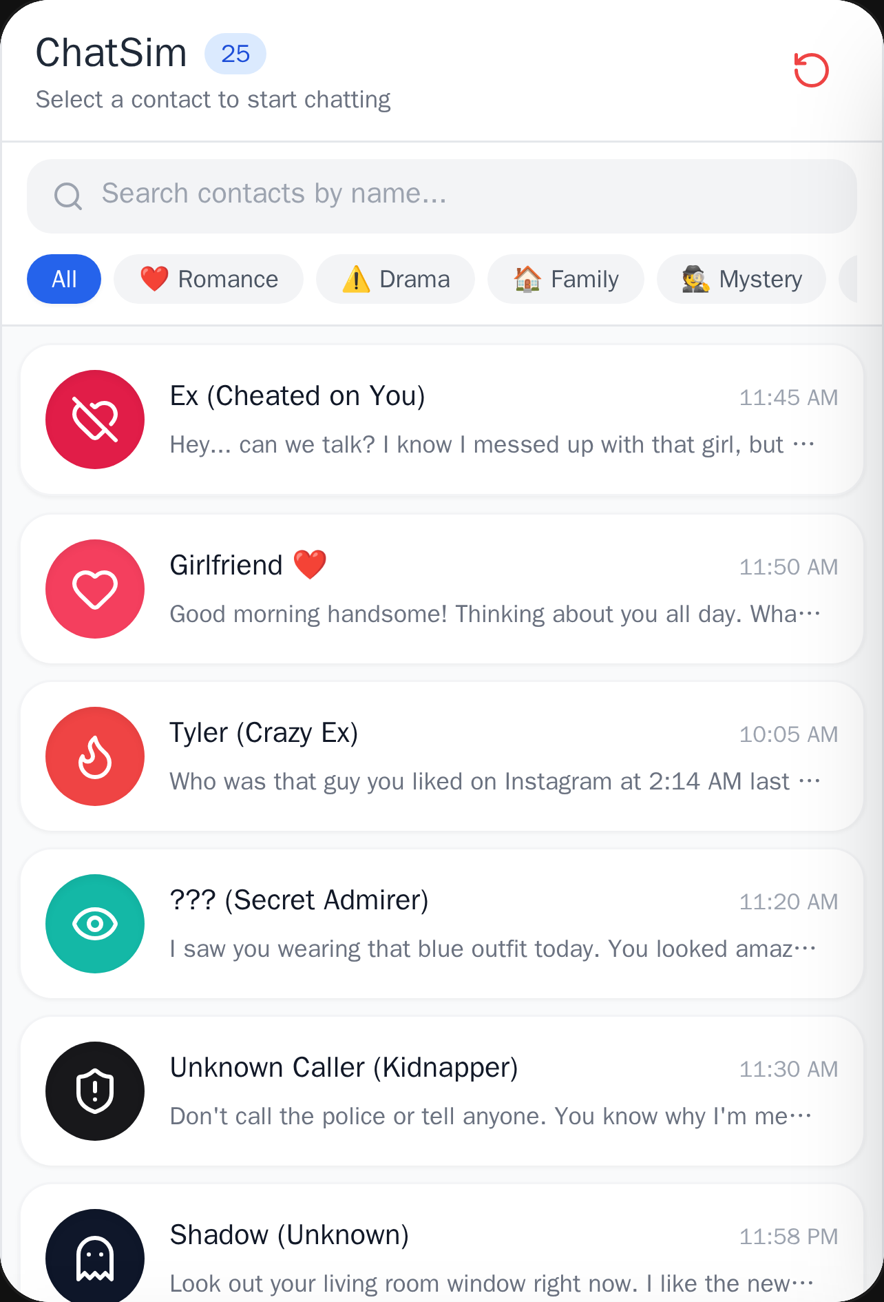 ChatSim - Messenger cover