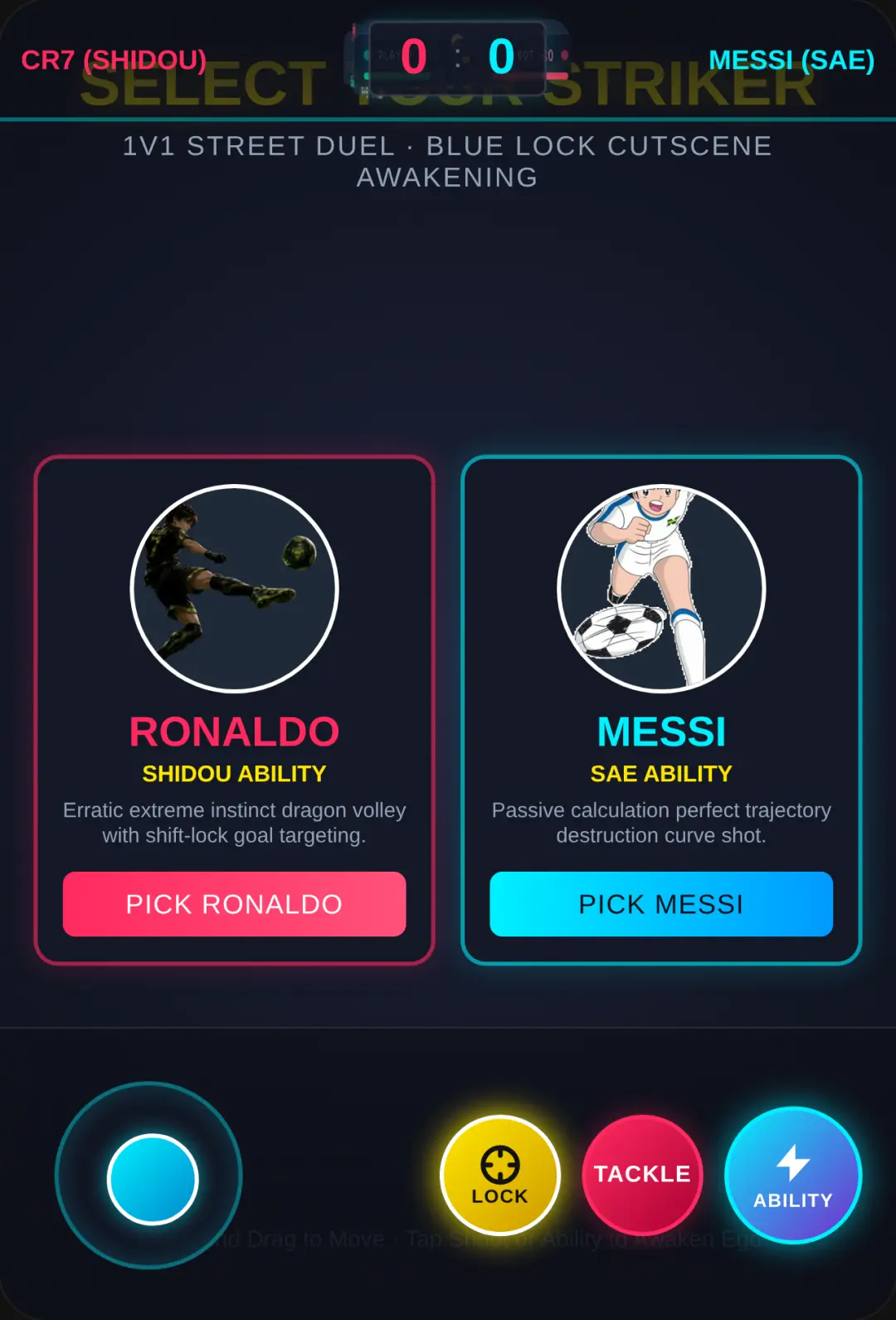 Ronaldo vs Messi: Blue Lock Duel cover