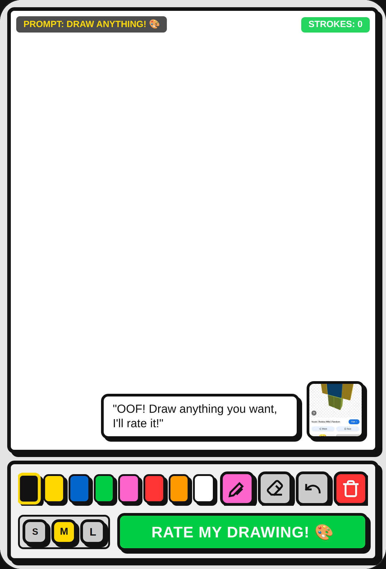 Roblox Noob Rates Your Drawing cover