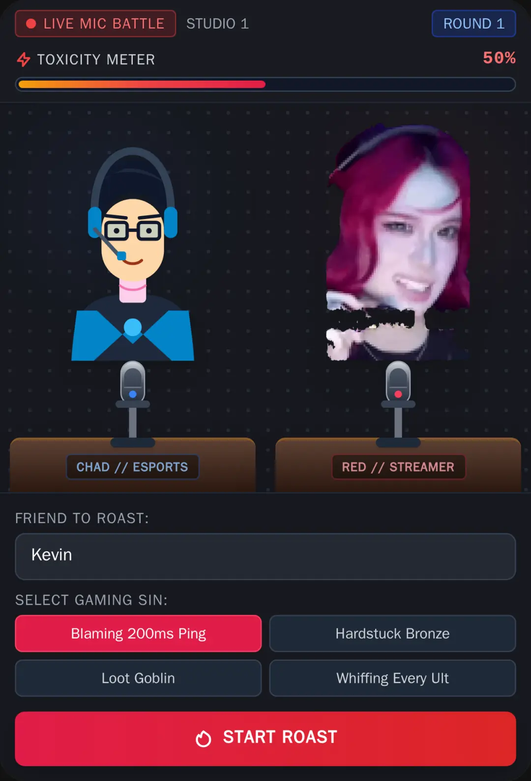 Gamer Mic Roast Battle cover