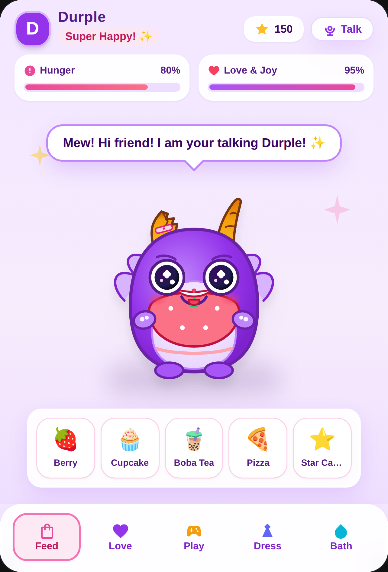 My Talking Durple cover
