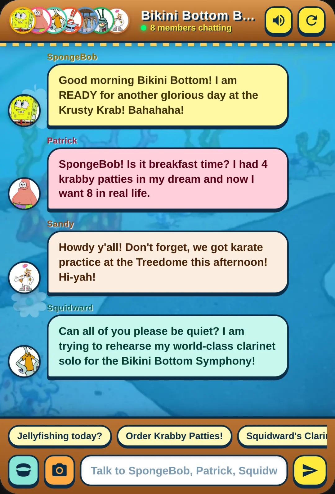 Bikini Bottom Chat cover