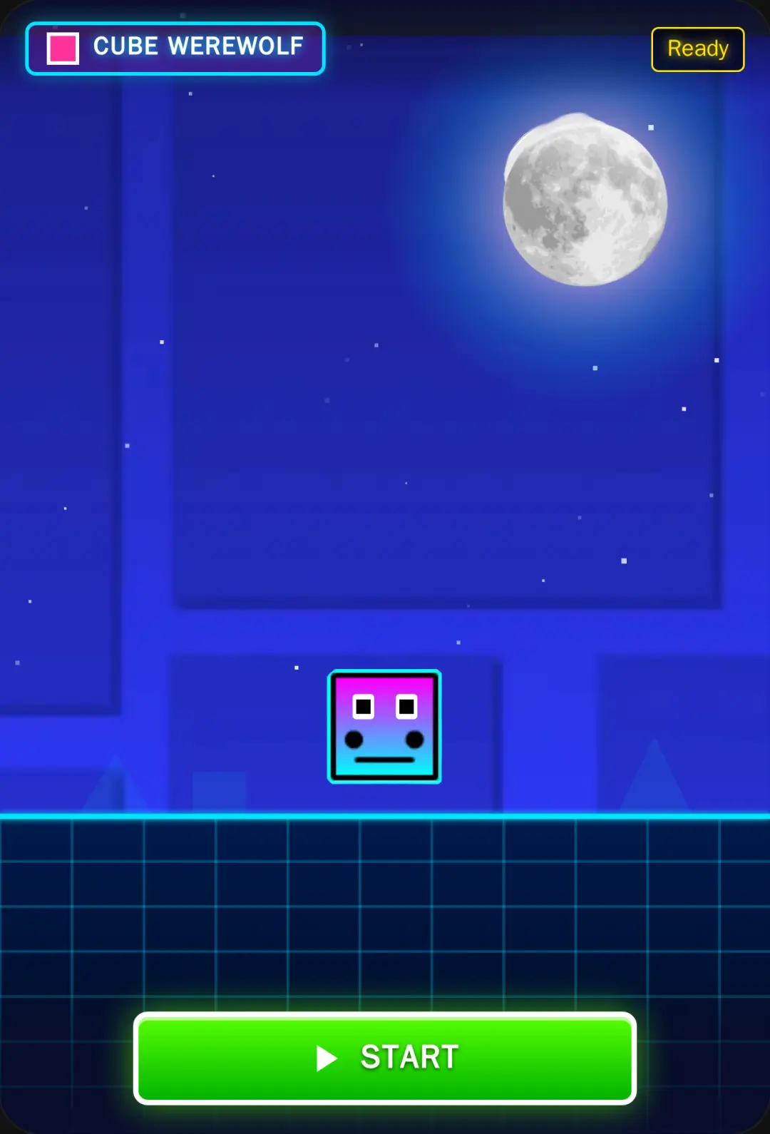 Geometry Dash Pink Cube Werewolf Transformation cover