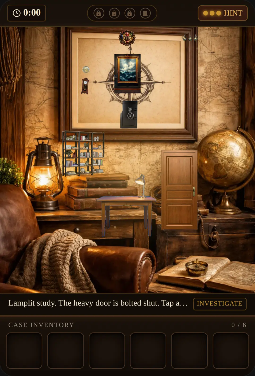 The Locked Study — Escape Game cover
