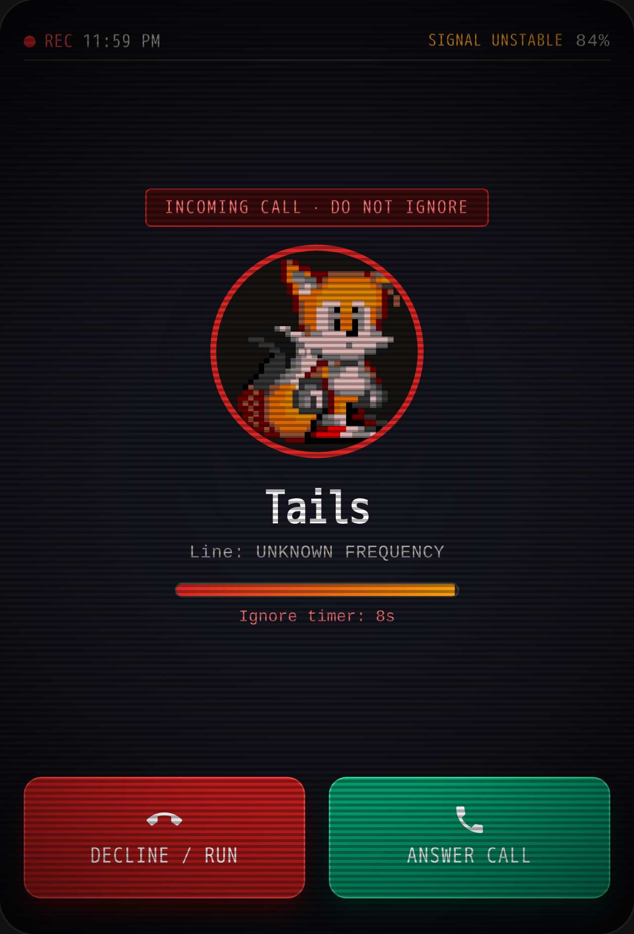 Tails Phone Call cover