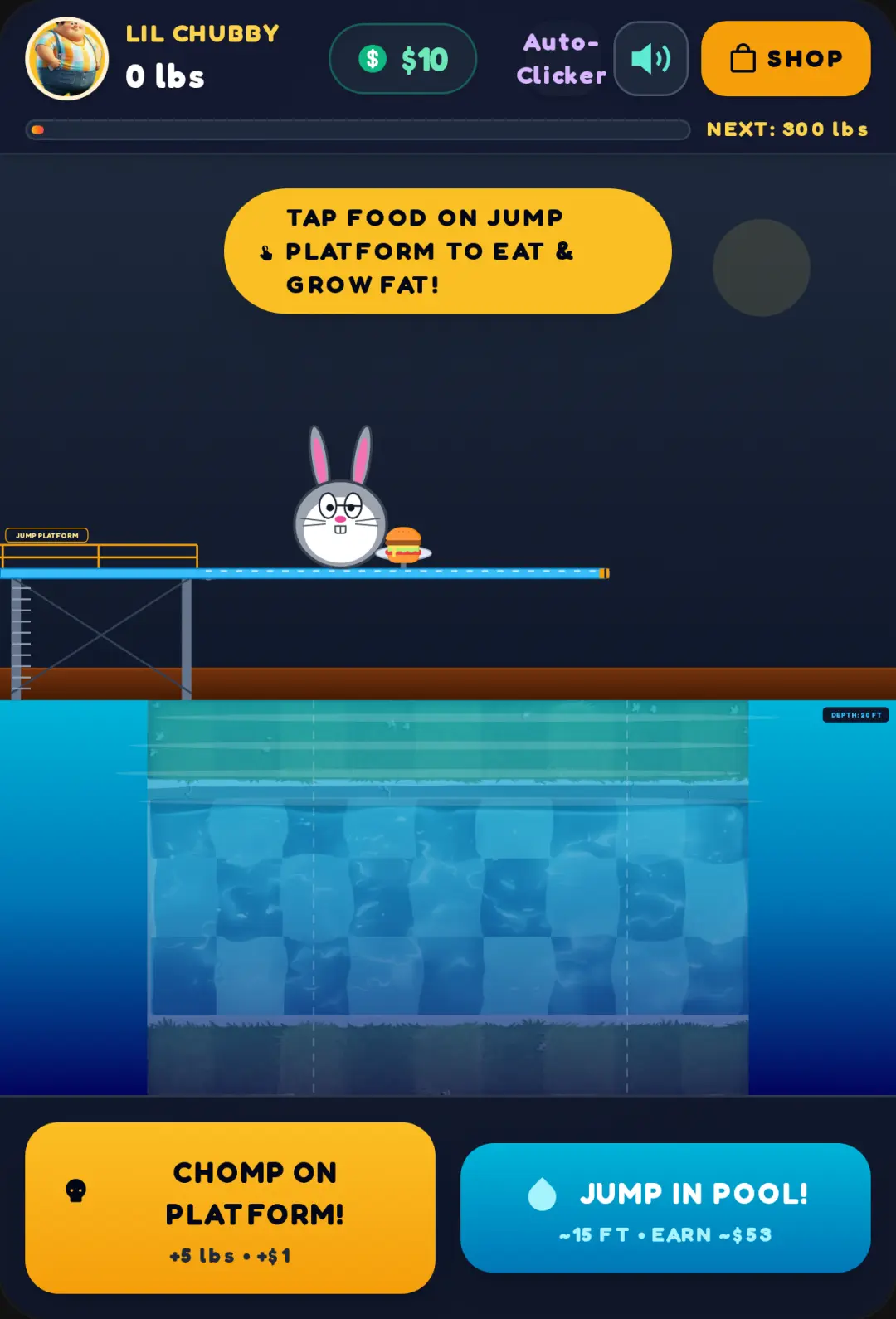 Chonky Splash - Eat, Grow & Dive! cover