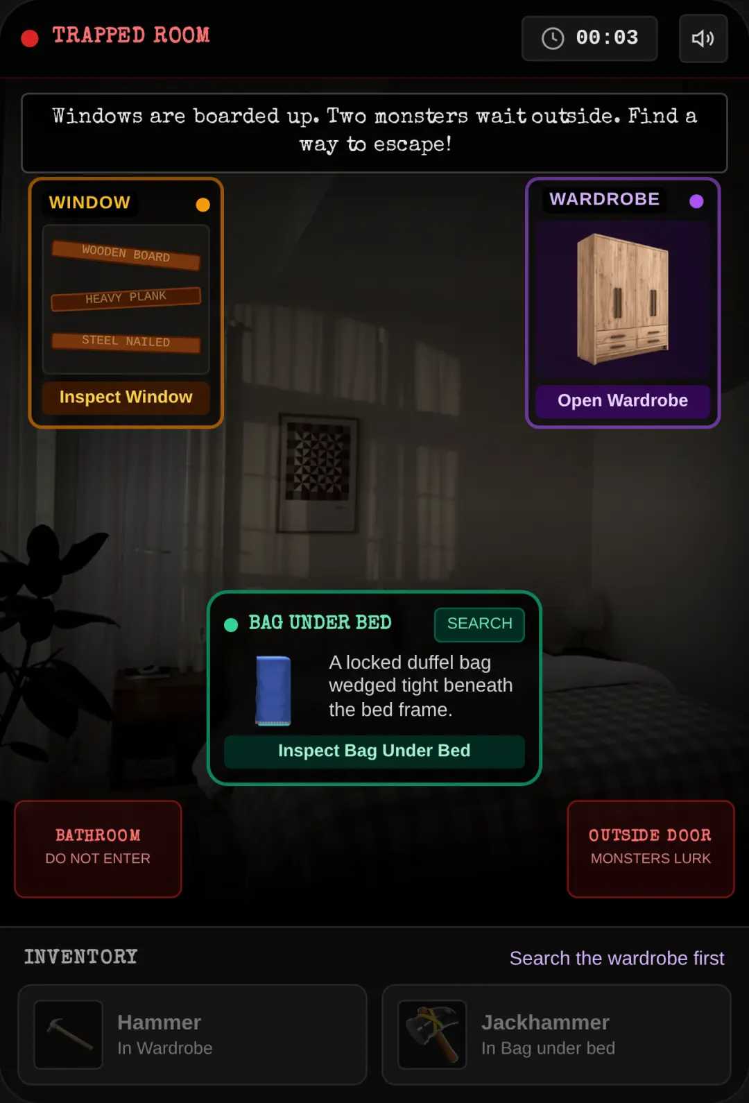 The monster room cover