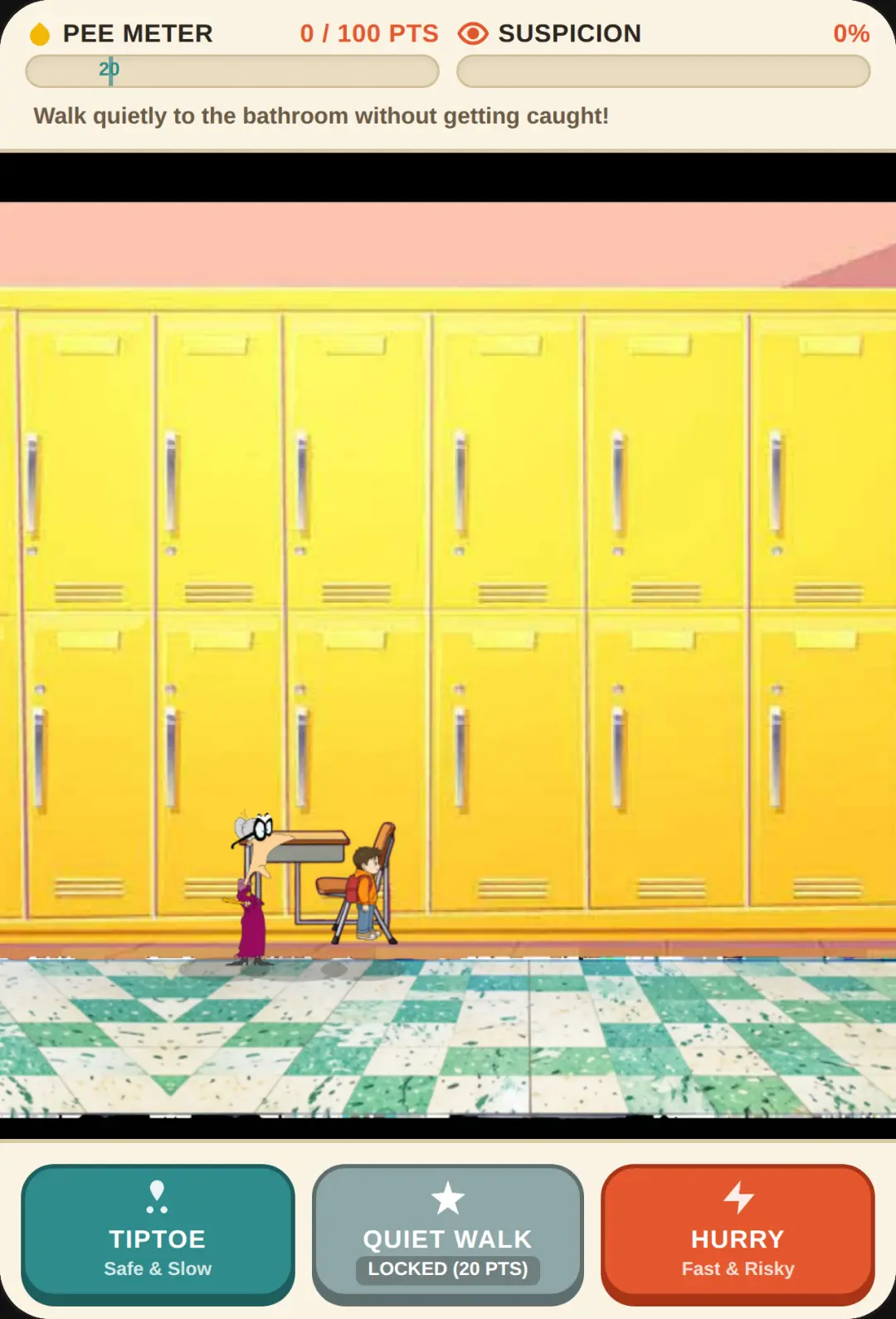 Hallway Sneak: Bathroom Dash cover