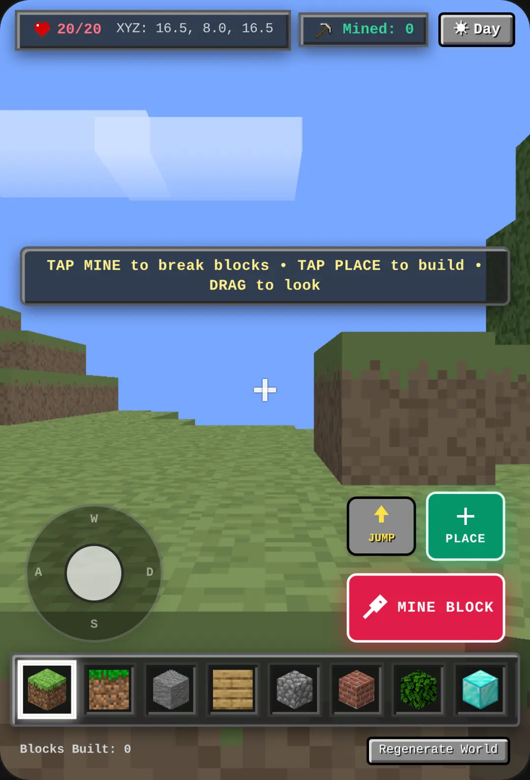 3D Minecraft cover