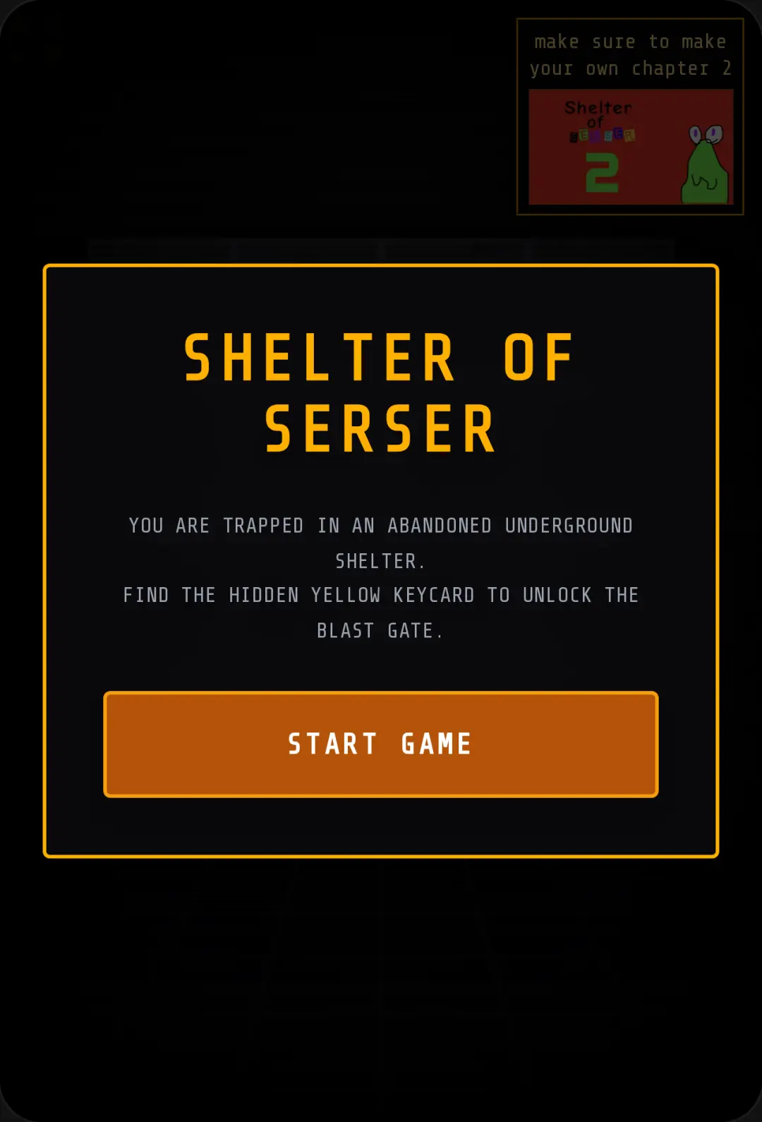 Shelter of SERSER - 3D Exploration cover