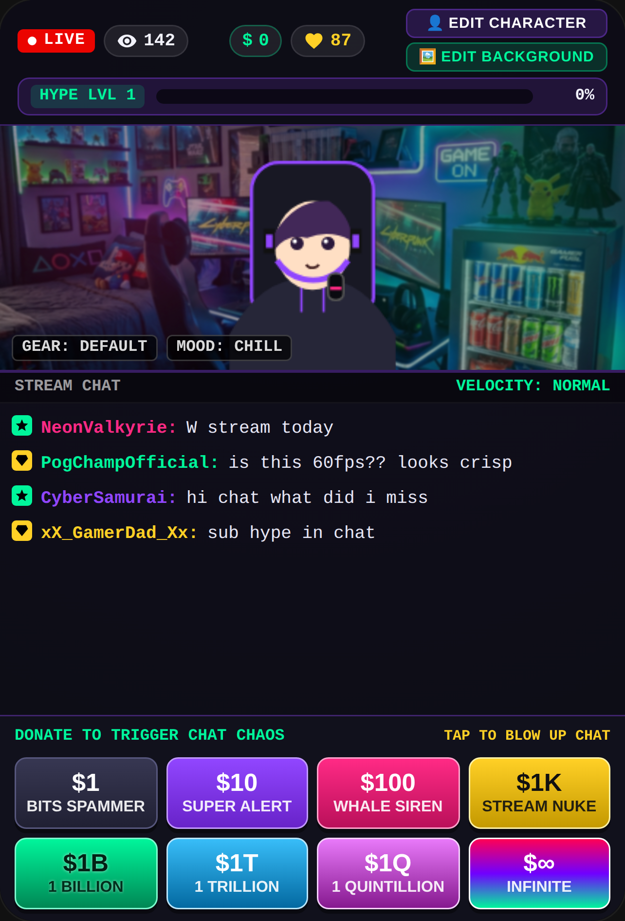 Streamer Dono Hype Simulator cover