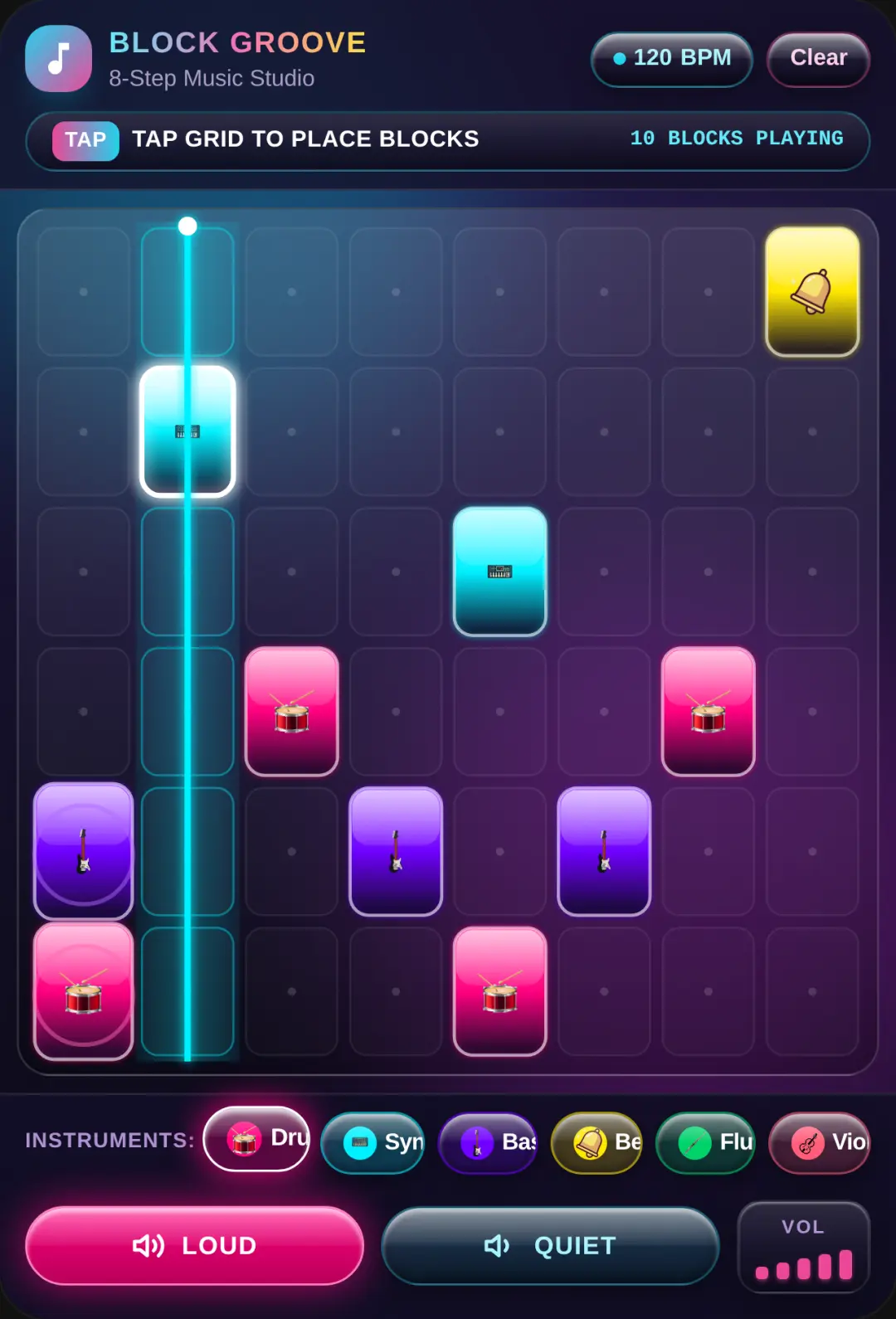 Block instruments feel the music cover
