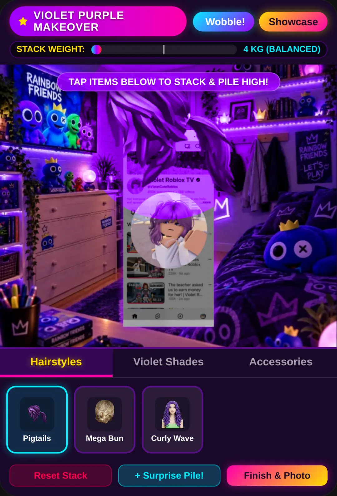 Purple Hair Makeover With Violet cover
