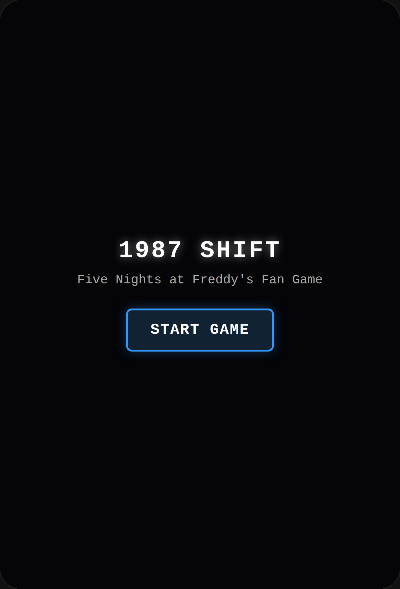 Five Nights at Freddy's: 1987 Shift cover