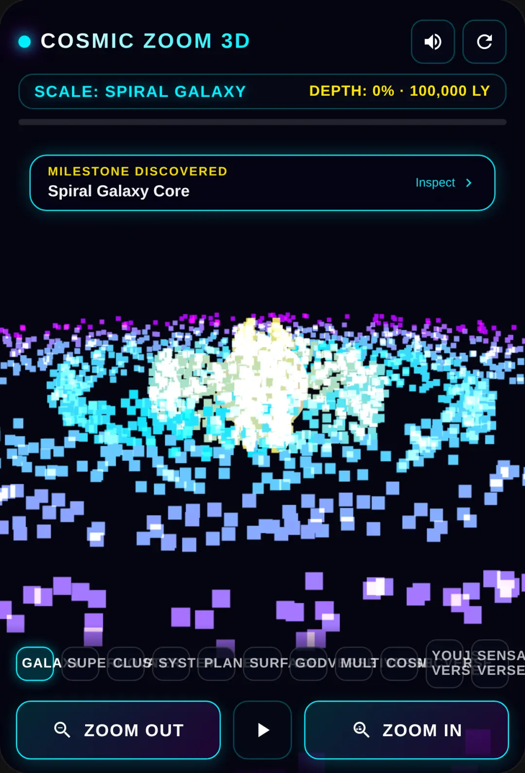 Cosmic Zoom 3D cover