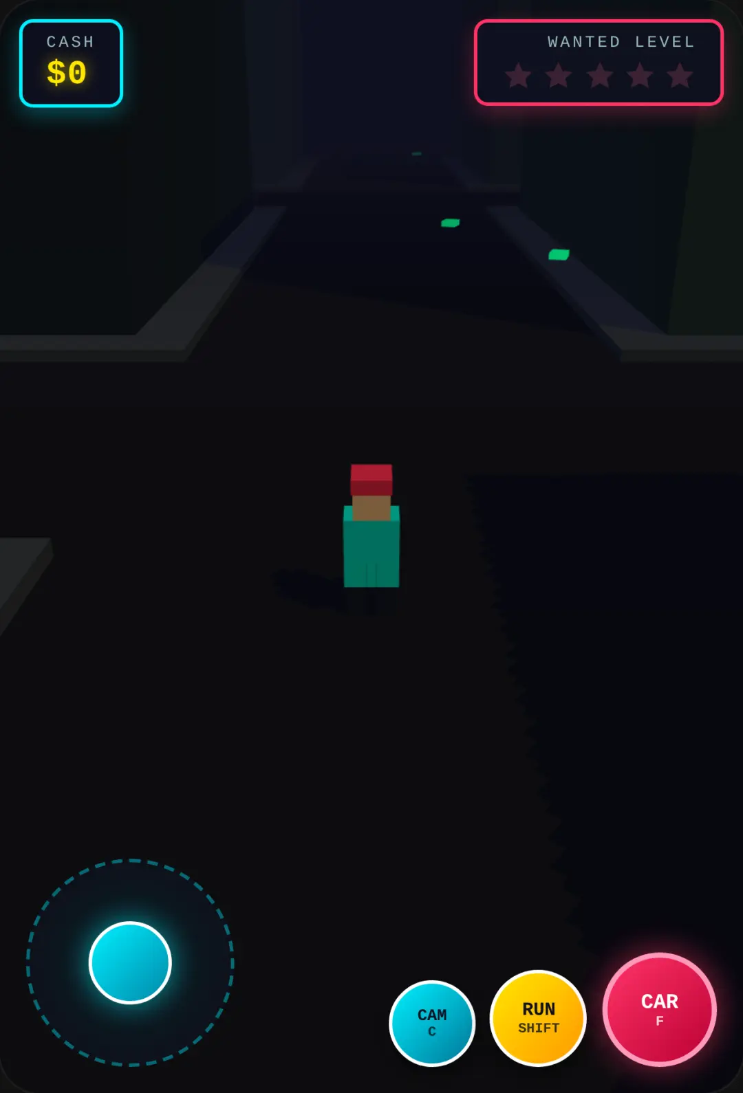 Retro 3D City Chase cover