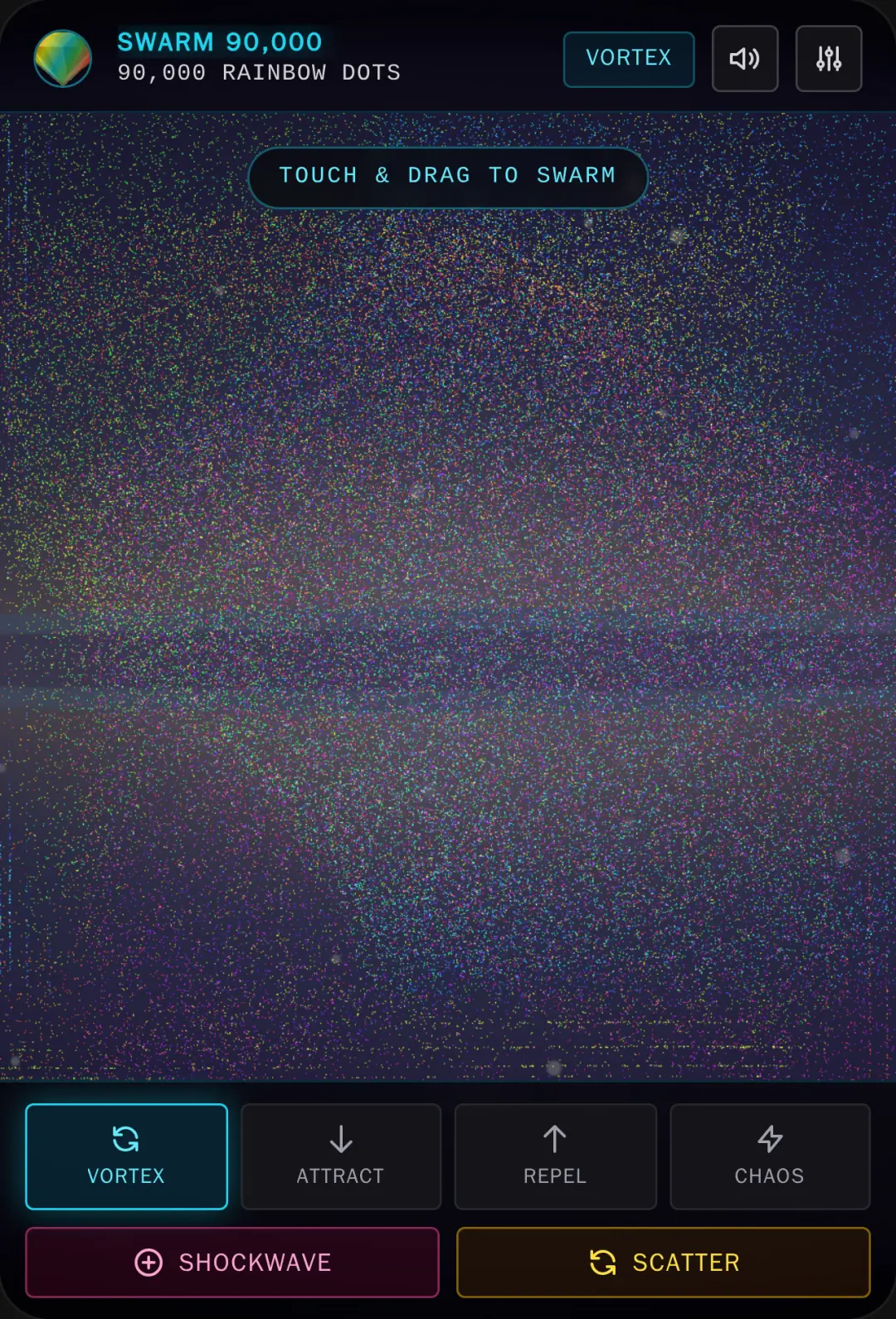 Rainbow Swarm 90,000 cover
