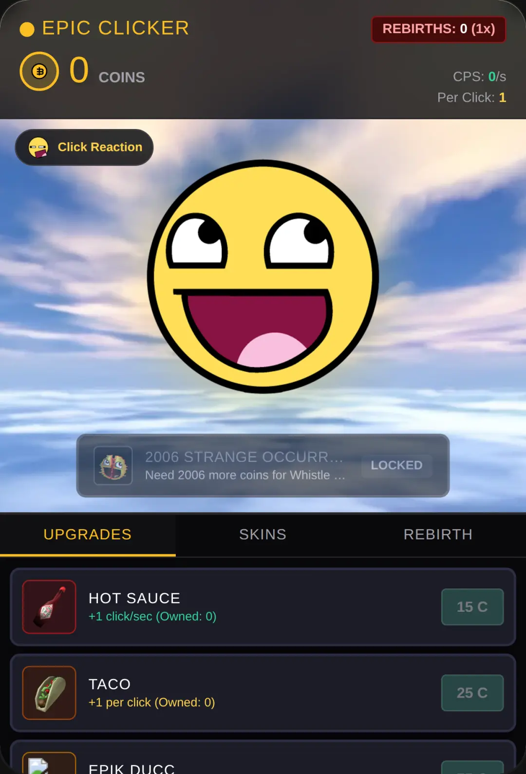 Epic Face Clicker cover