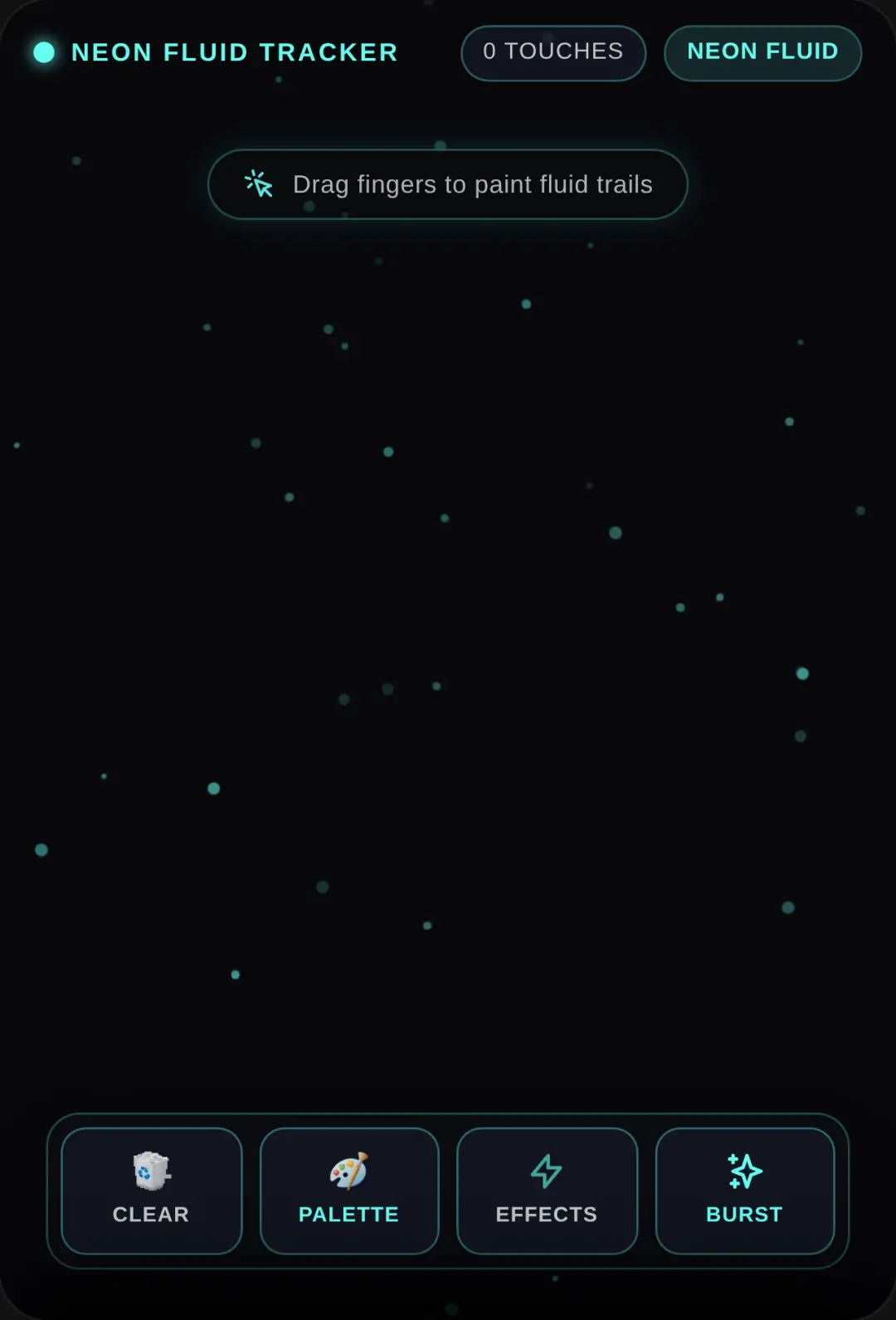 Neon Fluid Finger Tracker cover