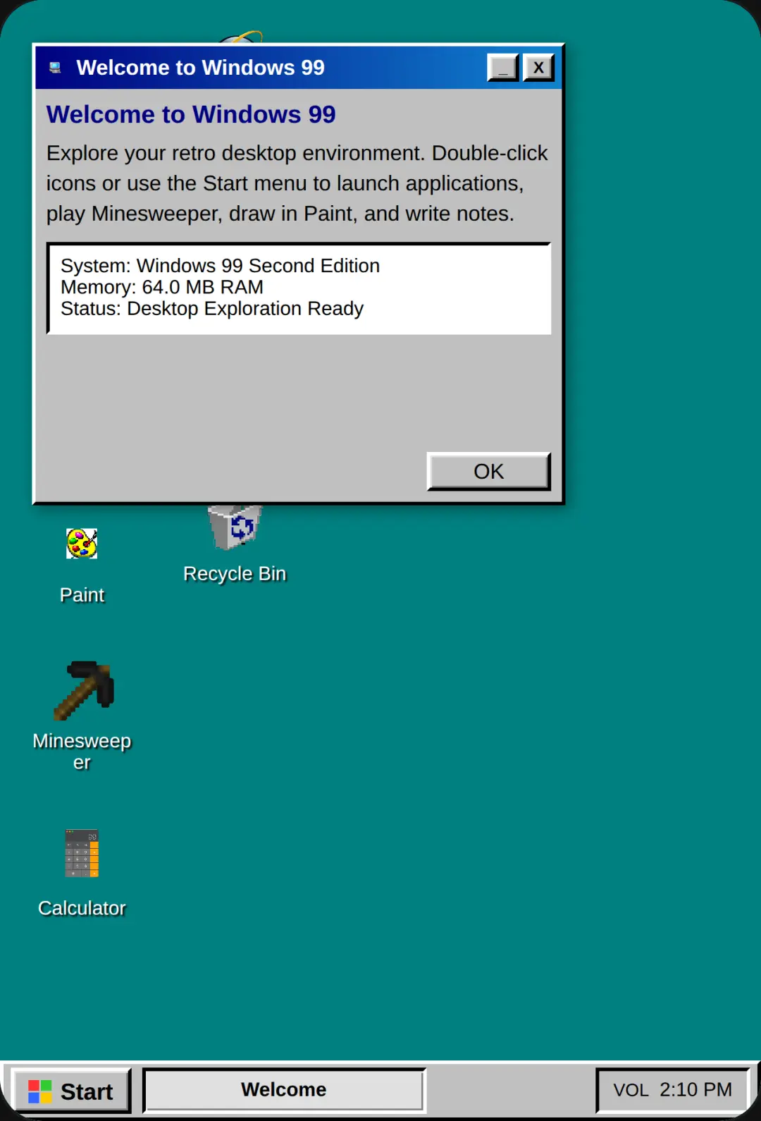 Windows 99 Simulator cover