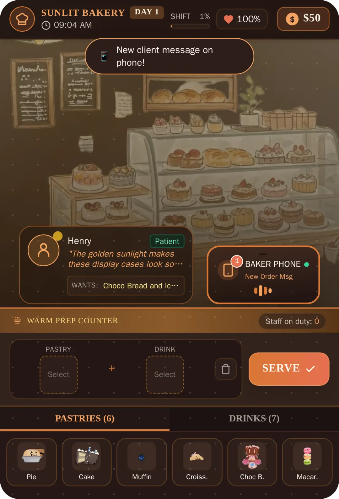 Cozy Sunlit Bakery cover