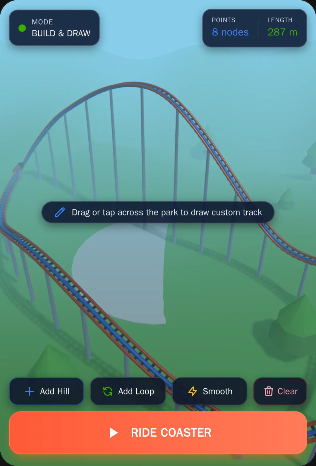 3D Roller Coaster Builder & Ride cover