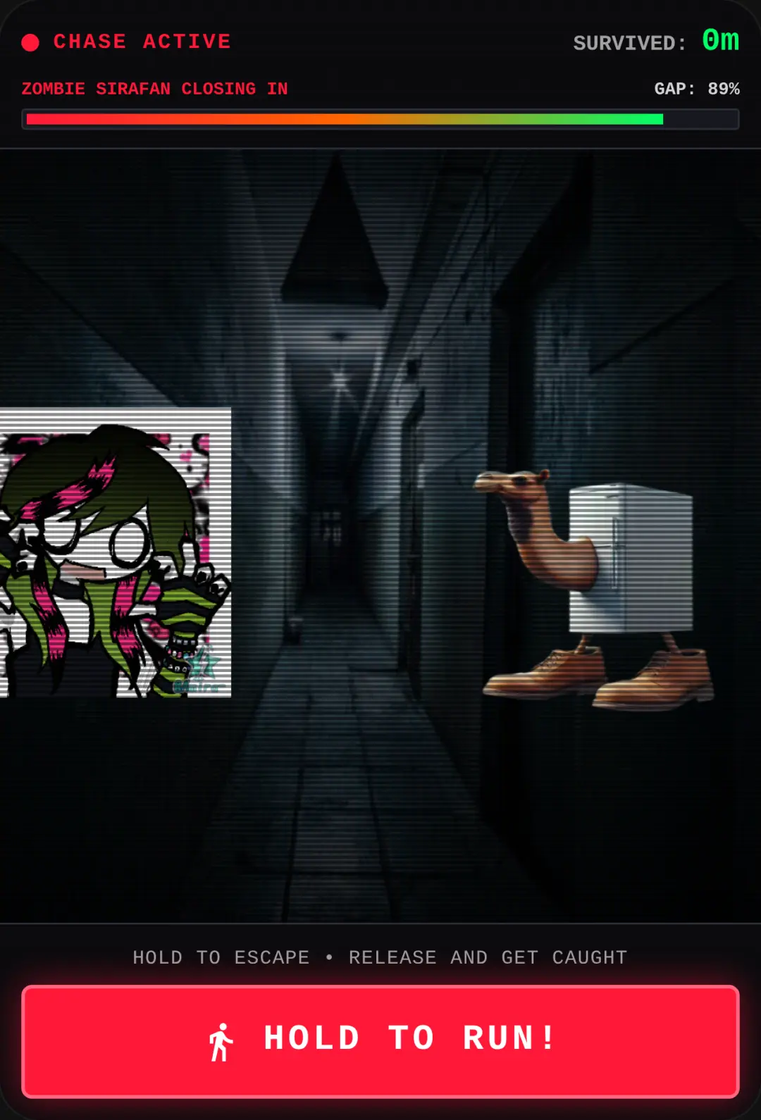 Escape from Zombie Sirafan - Creepypasta Runner cover