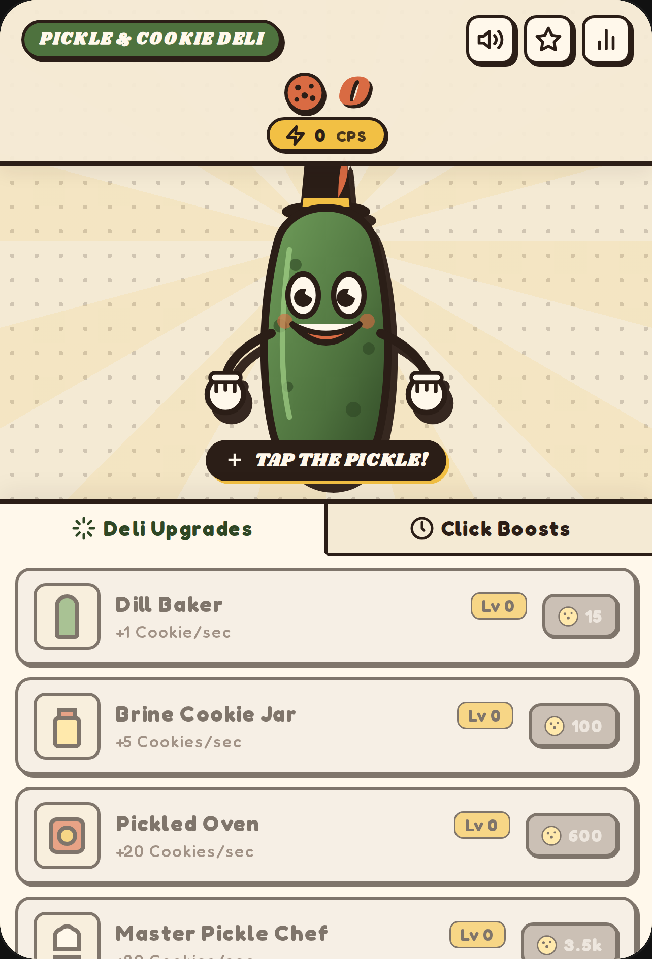 Pickle clicker cover