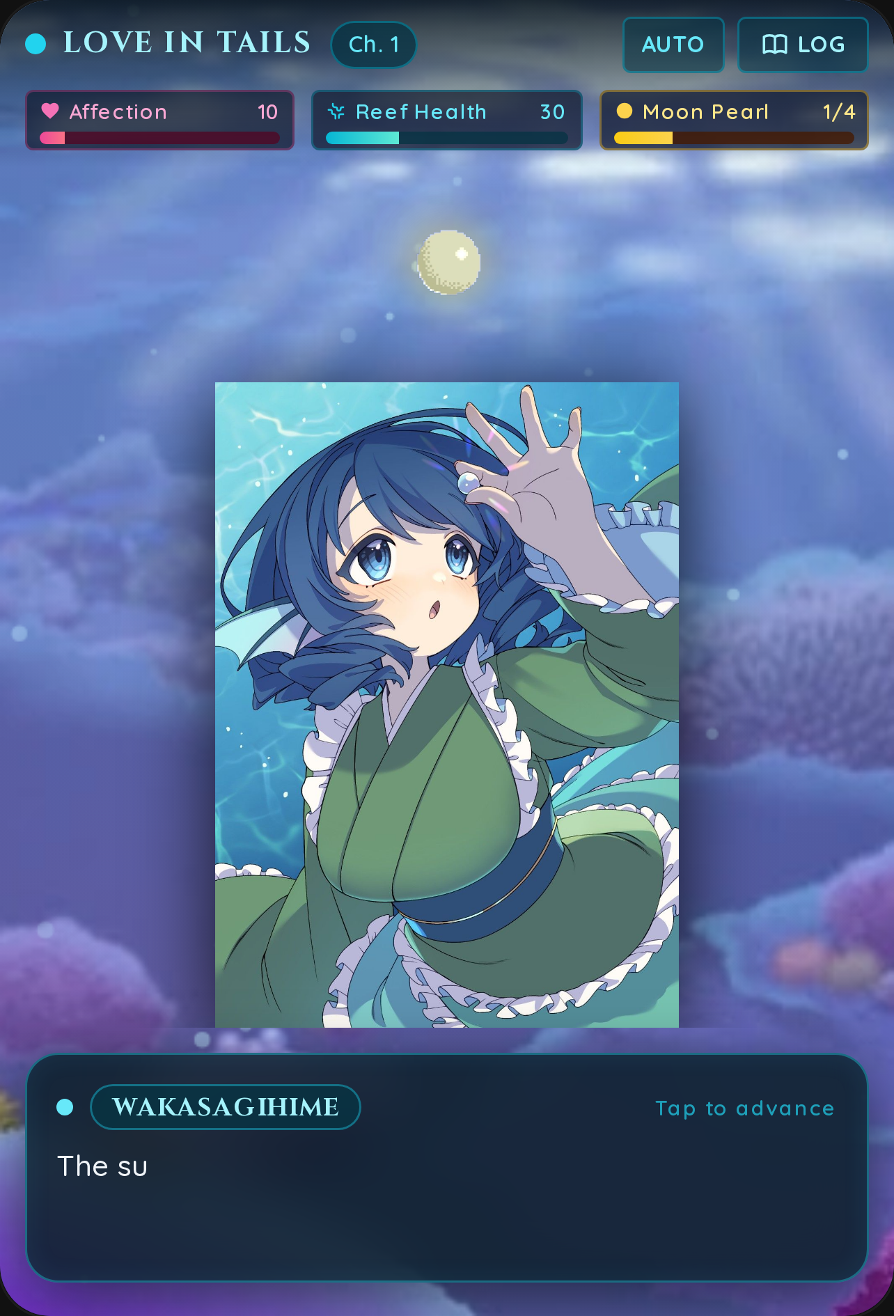 Love in Tails - Wakasagihime's Mist Lake Chronicle cover