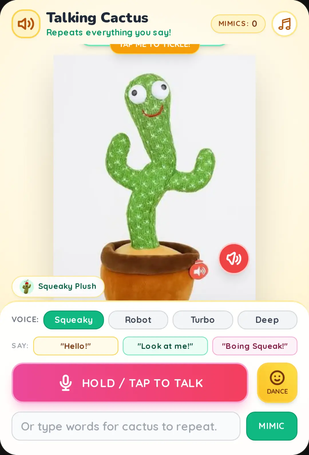 Talking Cactus Toy cover