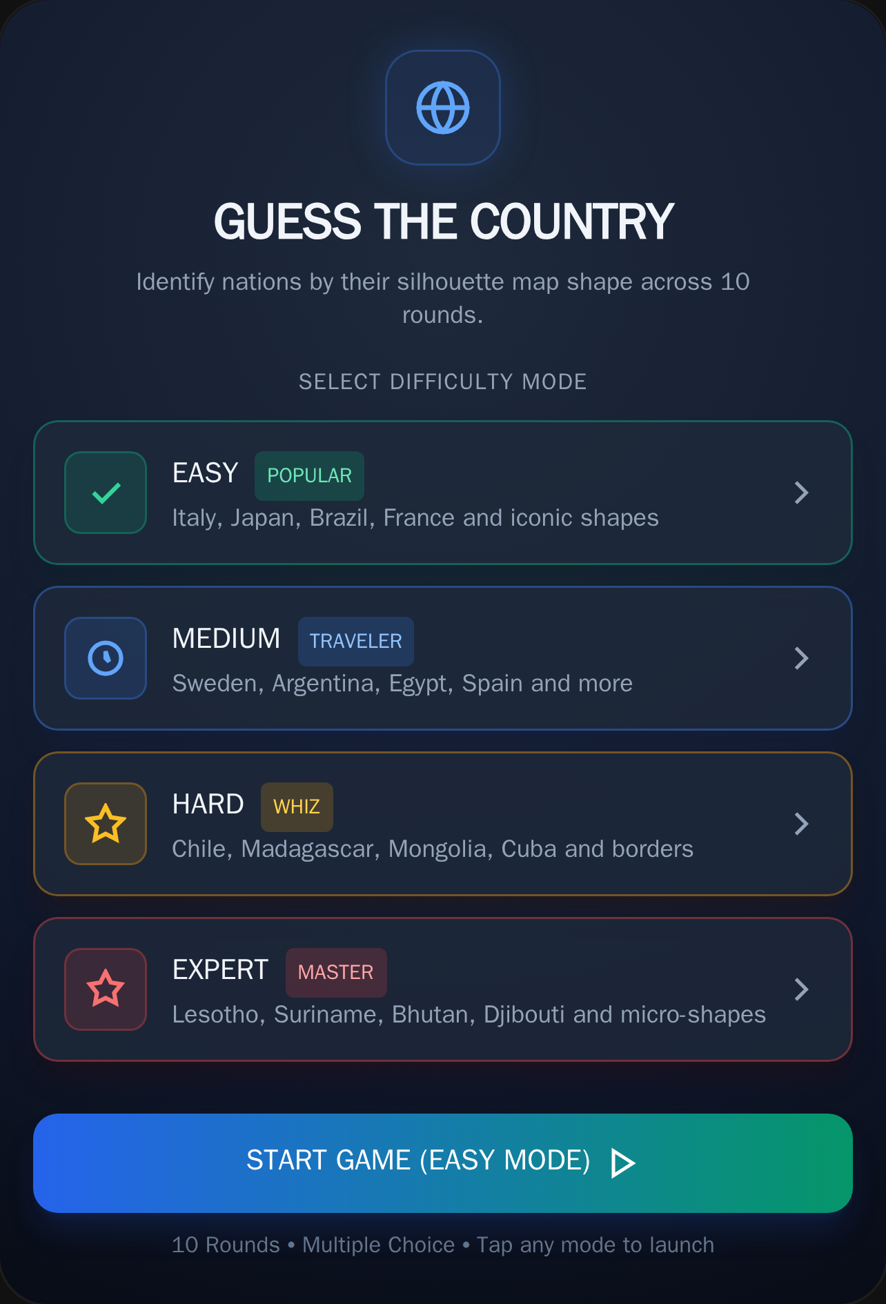 Guess The Country - World Geography Quiz cover