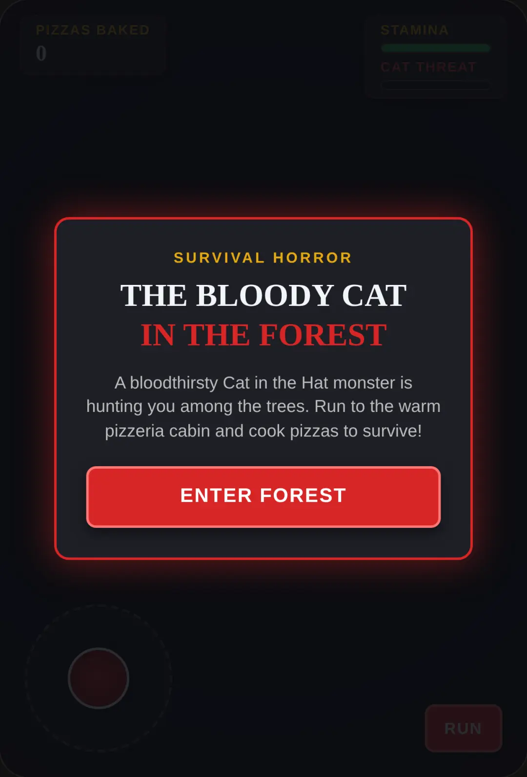 Bloody Cat Horror Forest & Pizzeria cover