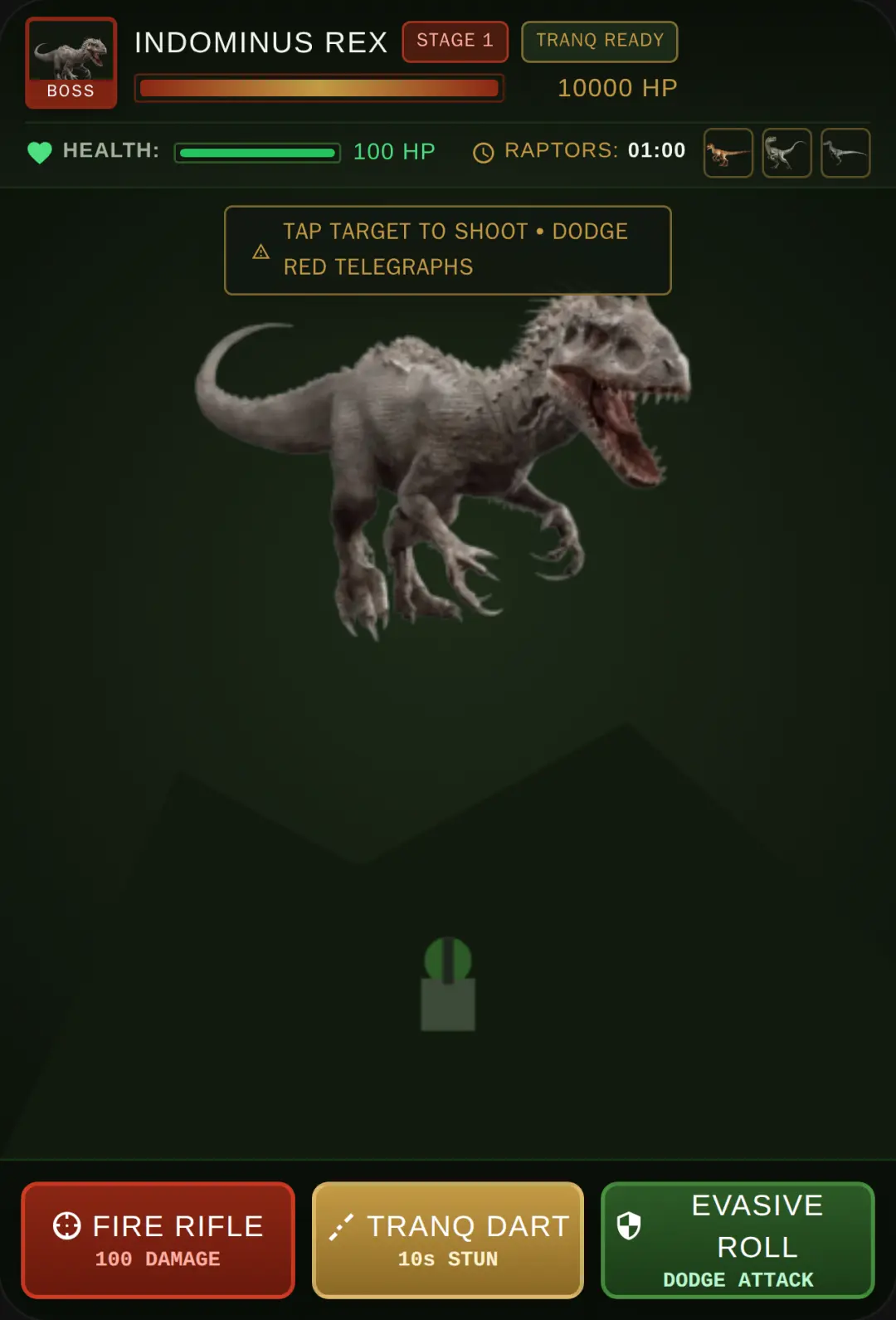 Indominus Rex Boss Fight cover