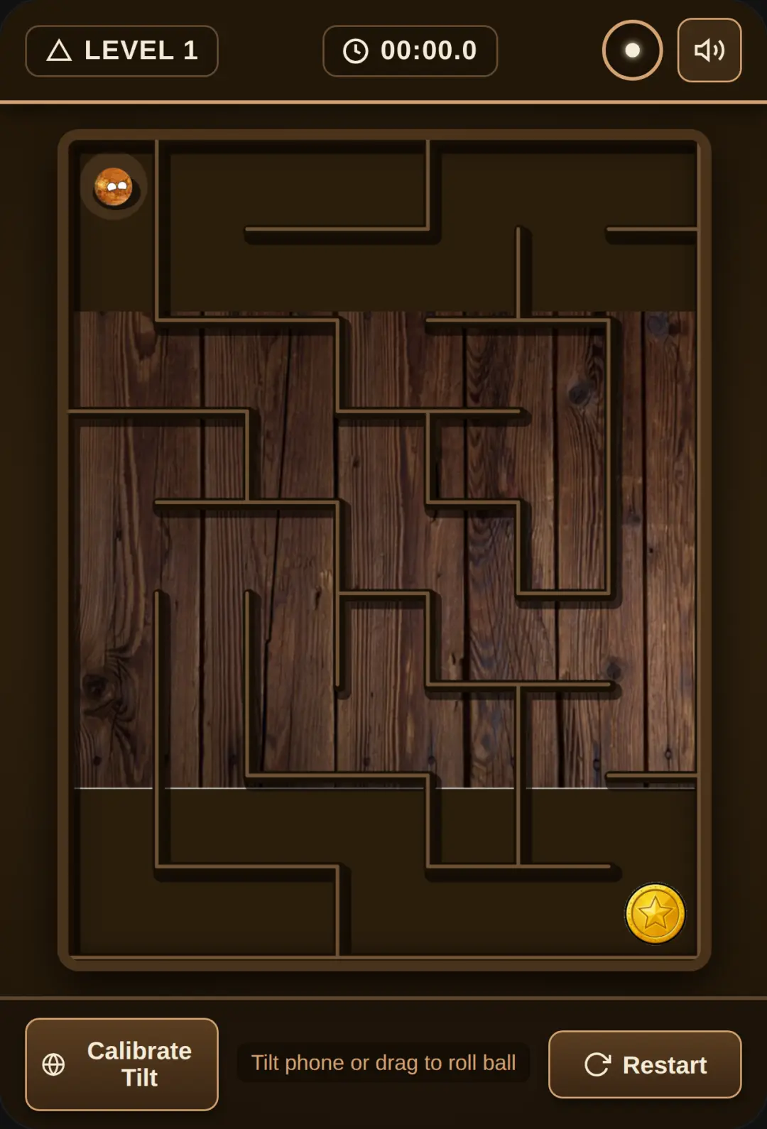 Wooden Tilt Maze cover
