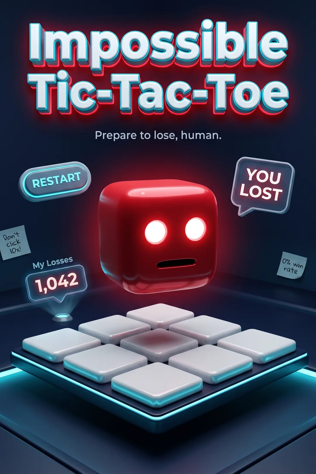 Impossible Tic-Tac-Toe
