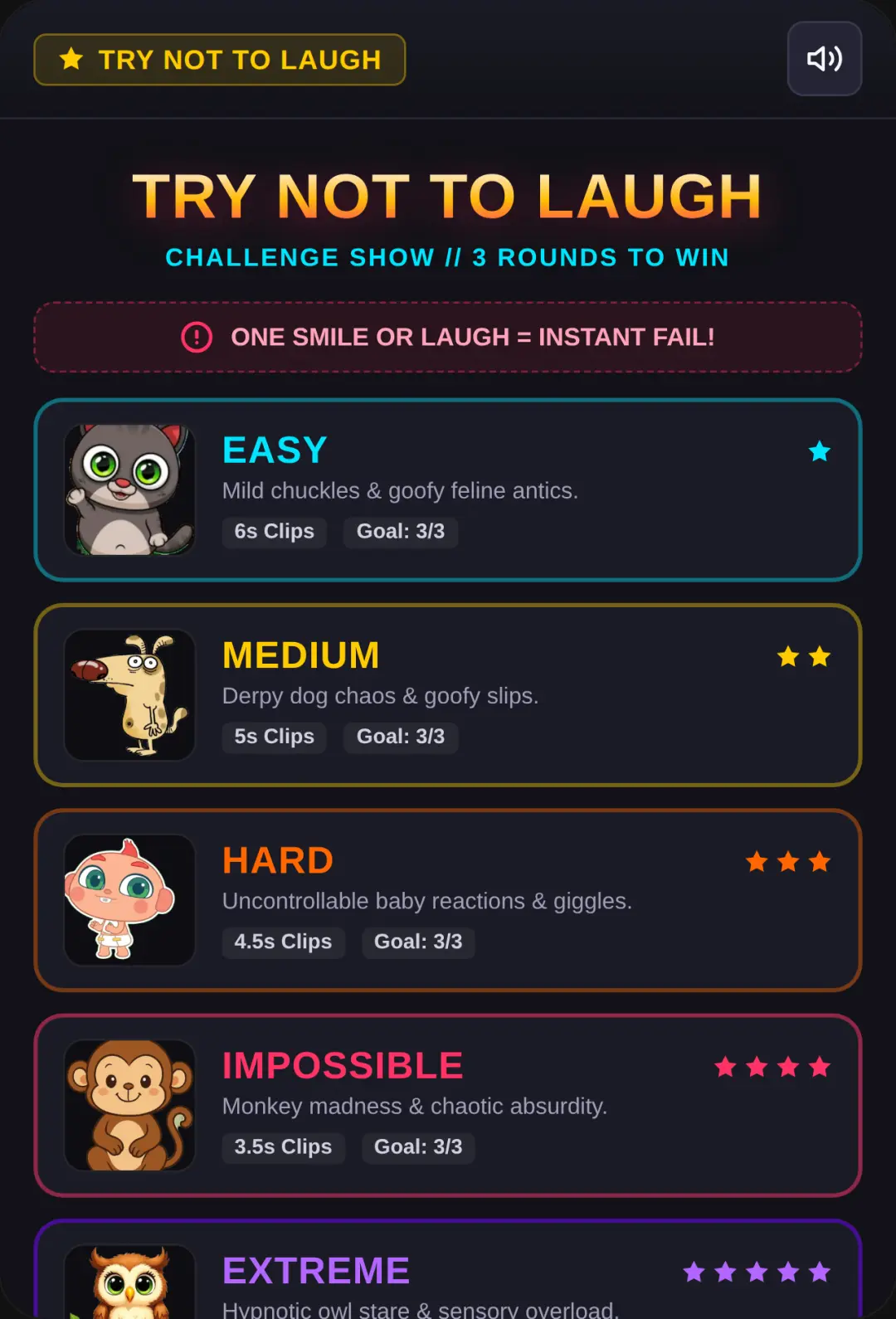 Try Not To Laugh - Challenge Show cover