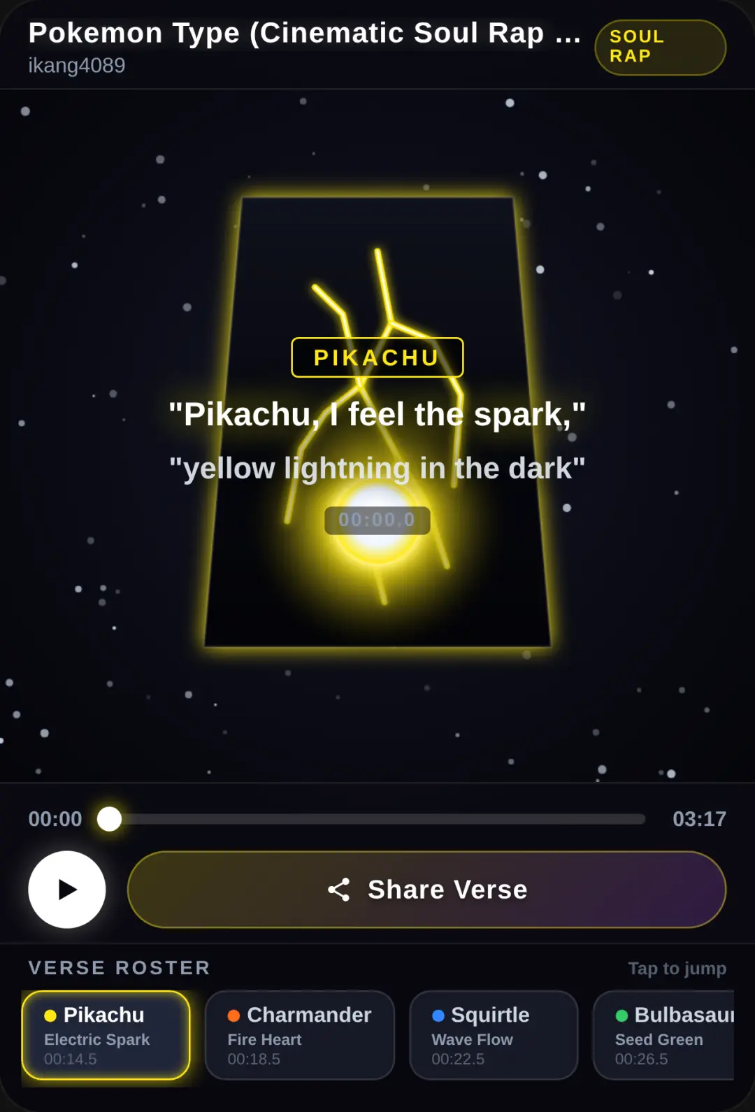 Pokemon Soul Rap: Lyric Visualizer cover