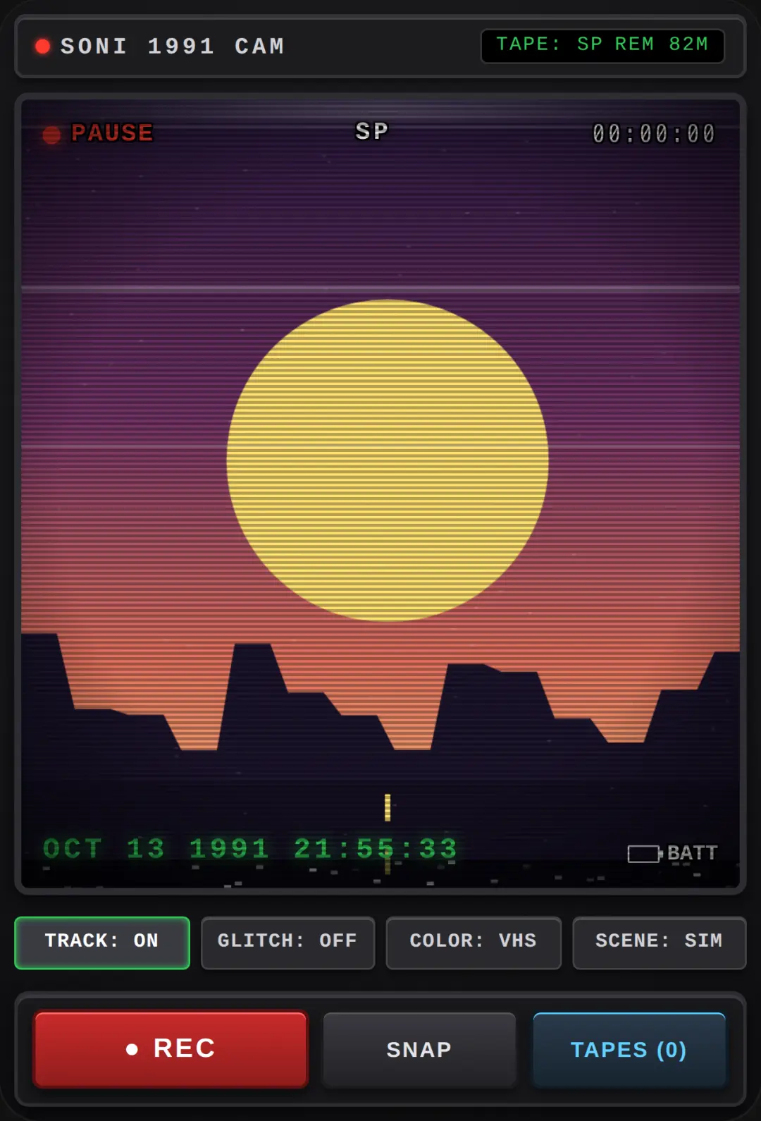 VHS Camcorder 1991 cover