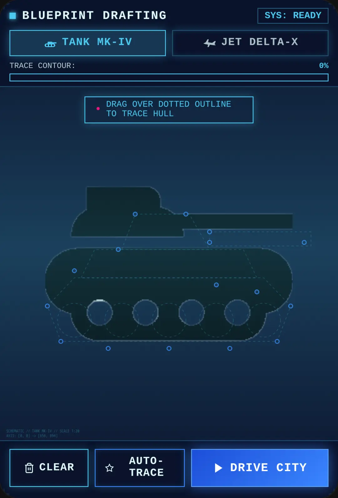 Trace & Drive: Tank and Jet cover