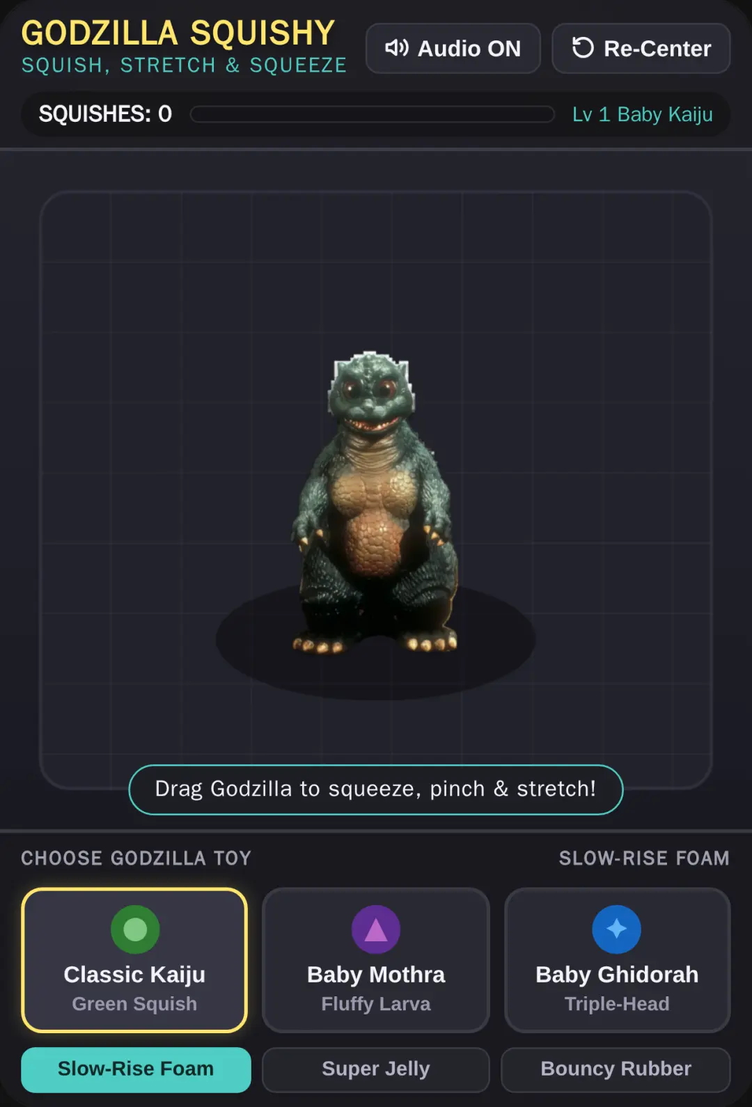 Godzilla Squishy cover