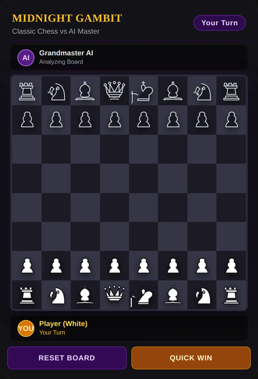 Midnight Gambit: Chess Mystery cover