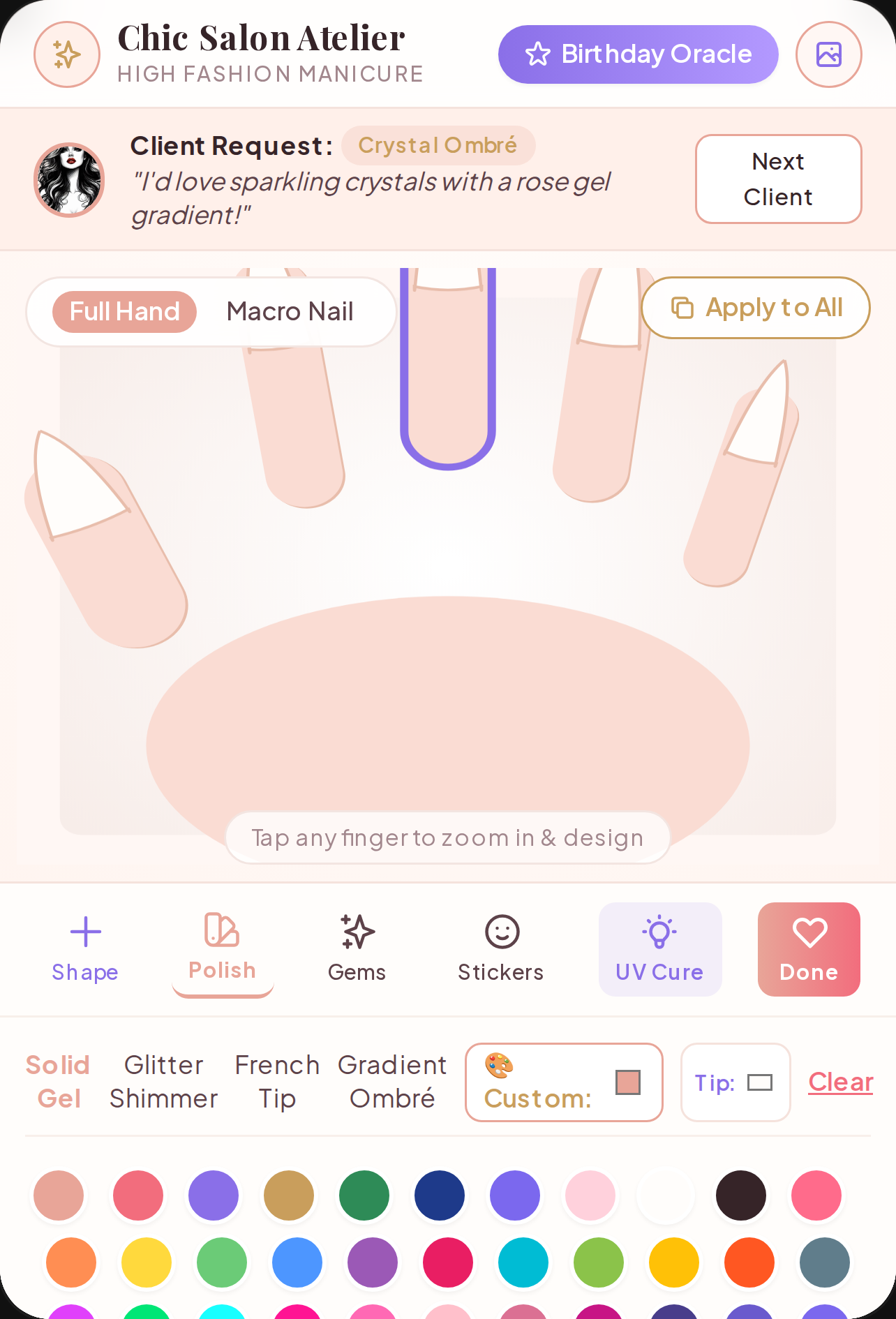 Chic Salon Atelier - Nail Art & Birthday Oracle! make ur own nail art! cover
